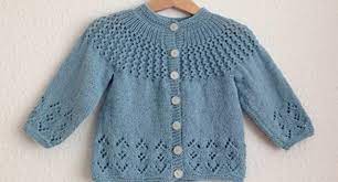 Rosabel Knitted Baby Cardigan Free Knitting Pattern