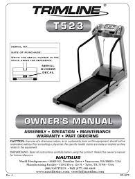 Help us build the largest free manual library on the web and earn up to 2,000 points for the contribution! Trimline 7600 Treadmill Manual Treadmill Maintenance How To Lubricate A Treadmill Belt Youtube This Is The Gtamotorcycle Archives