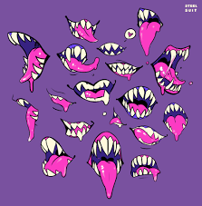 For these type of teeth you can pretty much draw them like. Pin On Tips For Art
