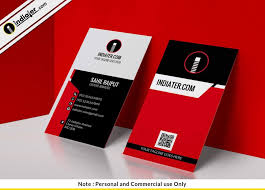 Now you have everything to create amazing, professional, printable business cards without spending time and dollars on a graphic designer. Free Modern Simple Red Vertical Business Card Psd Template Indiater