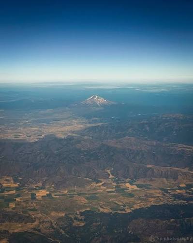 Mt. Shasta is incredible. It rises to over 14,000 feet but it's the vertical rise off the valley floor that makes it so unique. Standing alone, you can see it for miles