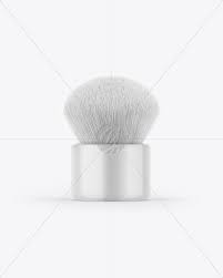 Glossy Powder Brush Mockup In Object Mockups On Yellow Images Object Mockups