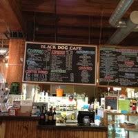The polished restaurant is housed within an historic 1919 space in the city's downtown district, named for a play on words combining the concepts of merit and heritage. Black Dog Lowertown Cafe In Saint Paul
