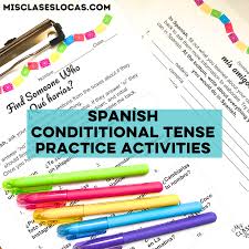Conditional Tense Spanish Practice Activities - Mis Clases Locas