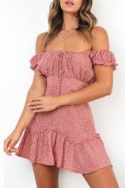 Black And White Polka Dot Dress Off The Shoulder Summer Off Shoulder Polka Dot Printed Falbala Dress Printed Mini Dress Boho Style Shorts Mini Dress