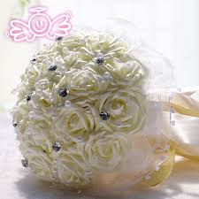 Wedding flower bridal bouquets have different types, but the most popular ones are hand tied and cascade bouquet. White Wedding Flowers Bridal Bouquets Accessories Bouquet Supplies Artificial Buque De Noiva Pink Bride Flower Bouquet Buy At The Price Of 20 00 In Aliexpress Com Imall Com