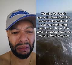 #duet with @sydeethebarber #fyp #santamonica #watercontamination #safeswim  #california