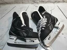 Details About Reebok Junior Youth Sized Ice Hockey Skates Skate Size 10 Shoe Size 11 5 Black
