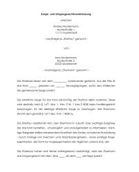 Eine ratenzahlungsvereinbarung bezeichnet im allgemeinen eine vertragliche vereinbarung zwischen zwei vertragsparteien darüber, dass eine verbindlichkeit durch regelmäßige ratenzahlungen. Vorlage Zum Download Sorgerechtsvereinbarung Umgangsrecht