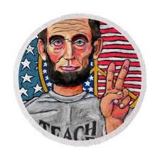 Ida B Wells Round Beach Towel by David Hinds