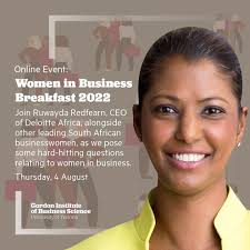 Women in Business Breakfast: Ruwayda Redfearn, Deloitte Africa