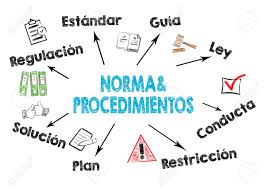 policies and procedures norma y procedimientos in spanish chart