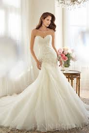 Fit And Flared Sweetheart Lace Up Corset Organza Wedding Dress Wedding Dress Organza Wedding Dresses Sophia Tolli Wedding Dresses