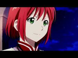 انترو انمي شعر احمر وعيون اخضر Youtube Akagami No Shirayuki Anime Akagami No Shirayukihime