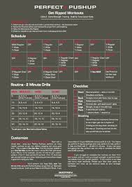 Perfect Pushup Workout Routine Chart Perfect Pushup