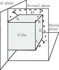 V = s3 where v is the volume of the cube (in3) and s is the edge length (in). A When The Edges Of A Cube Are Drawn In The Order A B C D E It Download Scientific Diagram