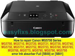 Can someone please explain how to remove, clean and replace the ink absorber from the canon ip1700? Easyfixs Solution For Canon Mg5700 Series Ink Absorber Full Error Error Code 5b00 5b01 1700 1701
