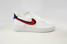 Ebay Sponsored Nike Air Force 1 Lv8 Gs Chenille Swoosh White Red Blue Ao3620 101 Youth Size 4 Nike Air Nike Nike Air Force