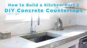 The english language was invented by people who couldnt spell. Diy Concrete Countertops Part 2 Of The Total Diy Kitchen Series Youtube
