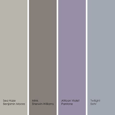 Greys Muted Purple Blue Grey Colors Combos Bathroom Colors Africans Violets Trending Decor House Colors Home