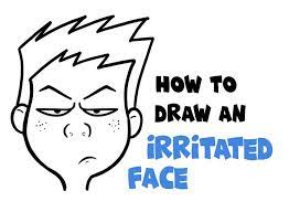 How To Draw Cartoon Facial Expressions : Irritated, Agitated, Angry Faces -  How To Draw Step By Step Drawing Tutorials | Cartoon Drawings, Cartoon  Faces, Annoyed Face