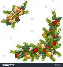 Vector Christmas Corner Decorations Ad Ad Christmas Vector Decorations Corner Christmas Vectors Christmas Decor