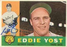 Eddie Yost "the Walking Man" & Long Time Mets Coach (1968-1977)