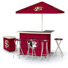 Ncaa Florida State Seminoles Portable Deluxe Tailgate Bar Stool Umbrella Table University Of Oklahoma Florida State Sooners