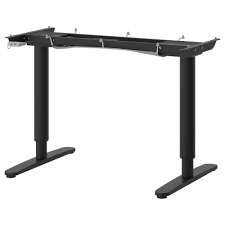 Bekant Sit Stand Underframe For Table Top Black 47 1 4x31 1 2 Ikea Ikea Bekant Ikea Standing Desk Desk Legs