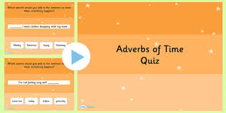 Adverbs of time have standard positions in a sentence depending on what the adverb of time is telling us. Adverb Of Time Definition Examples And Teaching Wiki