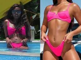 The series is narrated by iain stirling, and was hosted by caroline flack until 2019;. Love Island Usa Season 3 Episode 4 Trina Njoroge S Hot Pink Bikini Shop Your Tv