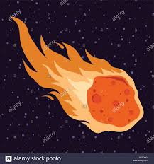 All countries (northeast africa) (northwest africa) (sahara) (unknown) afghanistan algeria angola antarctica argentina. Llama Meteorito Icono De Estilo De Dibujos Animados Imagen Vector De Stock Alamy
