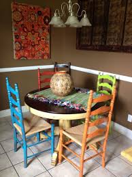 Old Table And Chair Redo Come Sit Awhile And Visit Www Mainlymexican Mexico Mexican Chair Refurnished Furniture Mexican Furniture Redo Furniture