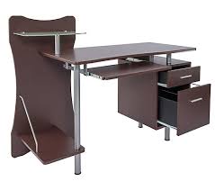 Get the best deal for techni mobili computer desk home office desks from the largest online selection at ebay.com. Techni Mobili Stylish Computer Desk With Storage Glass Shelf Qvc Com