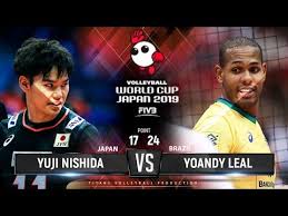 Volleyball at tokyo 2020 brazil: Yuji Nishida Vs Yoandy Leal Japan Vs Brazil Volleybox
