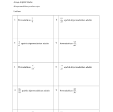 Soalan Pecahan Matematik Tahun 4 Kssr Kecemasan 3