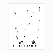 The Balloon People Art Print