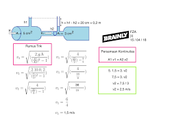 Contoh soal venturi dengan manometer. Untuk Mengukur Kecepatan Aliran Air Pada Sebuah Pipa Horizontal Digunakan Alat Seperti Brainly Co Id