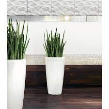 Vaso Di Design Bianco Lucido Da Interni Ed Esterni Composizioni Floreali Design Esterno