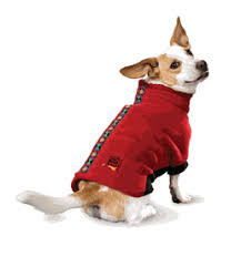 Fido Fleece Bones And Dots Dog Coat Fido Fleece Dog Coats