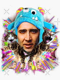 Great Gift Nicholas Cage Gift For Fan" Sticker for Sale by Tina19Shop