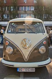 Image result for Brown Beige 1950 VW Bus