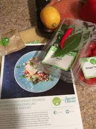 Alles über seine bücher restaurants und kinder entdeckt hier leckere rezepte und alle news über den starkoch. Jamie Oliver S Hello Fresh Steamed Salmon With Jeweled Couscous Yogurt Cooking Recipes Salmon