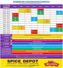 Eskom has announced that load shedding will begin at 10pm on tuesday night until 5am on wednesday morning. Load Shedding Kosh Poweralert Sunday Stage 2 12 July 2020 Sunday Stage 2 Loadshedding To Be Implemented From 08 00 Until 22 00 On Sunday This Means All Areas On Stage 1