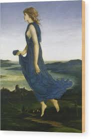 Vesper The Evening Star Wood Print By Edward Burne Jones Edward Burne Jones Pre Raphaelite Art Star Art