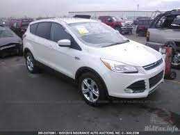 A great upper model escape! Ford Escape 2013 White 1 6l Vin 1fmcu9gx0duc55654 Free Car History