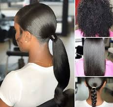 Sleek And Straight By Keystylist Https Blackhairinformation Com Hairstyle Gallery Sleek Stra Weave Ponytail Hairstyles Ponytail Styles Natural Hair Styles
