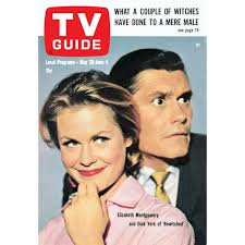 Bewitched, From Left: Elizabeth Montgomery, Dick York, Tv Guide Cover, May  29