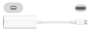 Apple does make a thunderbolt 2 to thunderbolt 3 adapter. Does The Apple Thunderbolt 3 Usb C To Thunderbolt 2 Adapter Support Mini Displayport Ask Different