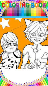 Miraculous tales of ladybug cat noir coloring pages print and color com ladybug coloring page chibi coloring pages cool coloring pages from . Ladybug Cat Noir Coloring Page App By Fans For Android Apk Download